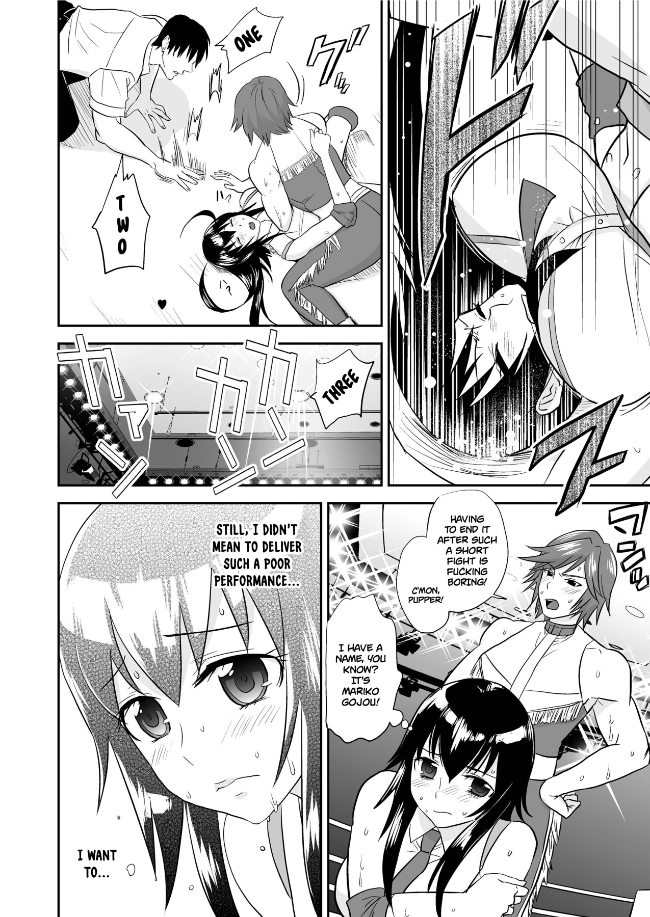 Hentai Manga Comic-Nighttime Cat Fight Training-Read-3